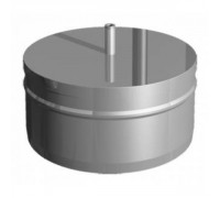 Заглушка с конденсатоотводом ф 120 нерж. (0.5 мм)