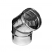 Колено Феррум угол 135°, нержавеющее (430/0,5 мм), ф200