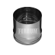 Заглушка Феррум П внутренняя нержавеющая (430/0,5 мм), ф150