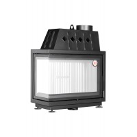 Каминная топка Экокамин Альфа 1000 L два стекла левая