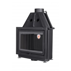 Каминная топка Экокамин Альфа 800 B черный шамот