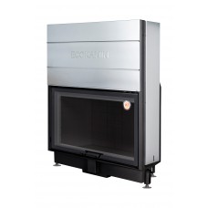 Каминная топка Экокамин ВЕГА 1200 PB принтинг черный шамот подовое горение