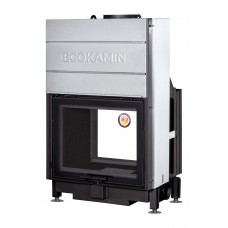 Каминная топка Экокамин ВЕГА 800 TB туннельная черный шамот