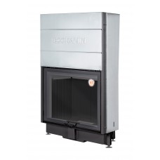 Каминная топка Экокамин ВЕГА 1000 MB принтинг черный шамот