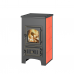 Печь-Камин ВЕЗУВИЙ ПК-01 (270) красный 9 кВт (до 150 м³) Ø 115 мм