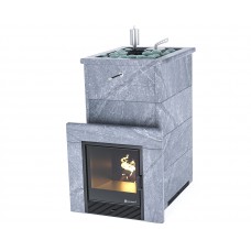 Печь для Бани «Геленджик» в полноценном кожухе с открытым верхом